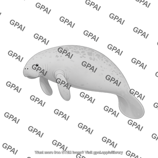 West indian manatee trichechus manatus