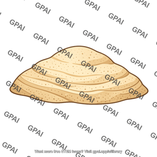 Sandy alluvial deposit