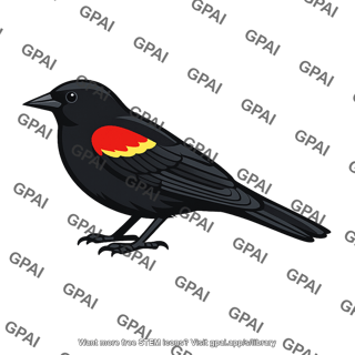 Red winged blackbird