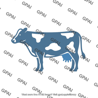 Dairy cow symbol