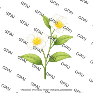 Tea plant flower