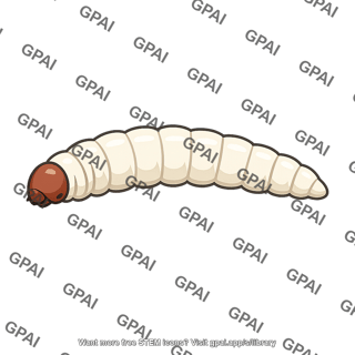 Tegeticula larva