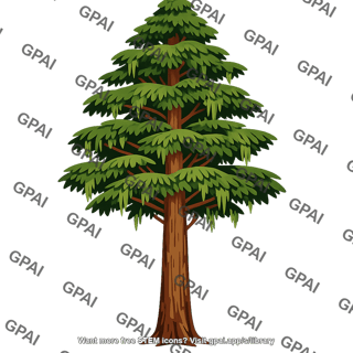 Temperate rain forest tree