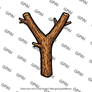 Y shaped branch