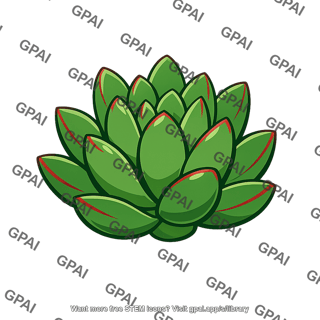 Cam succulent plant