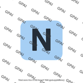 Nitrogen symbol tile