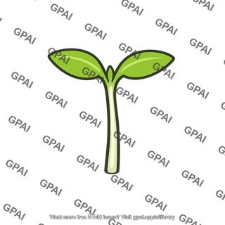Herbaceous plant sprouting