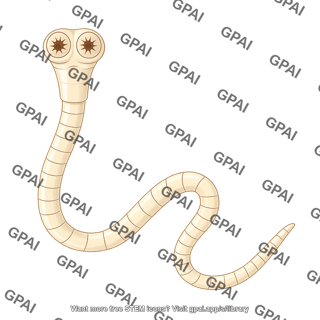 Rat tapeworm hymenolepis diminuta scolex 406