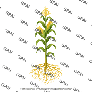 Corn r6 r7 with roots