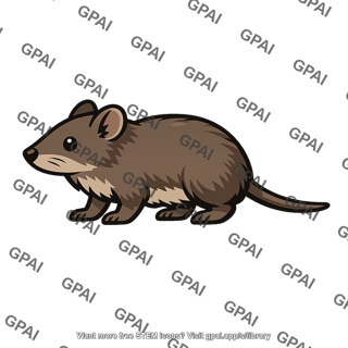 Brown rodent