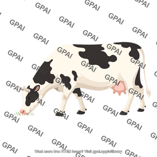 Cow grazing 1