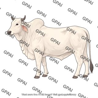 Cow bos indicus bull 02