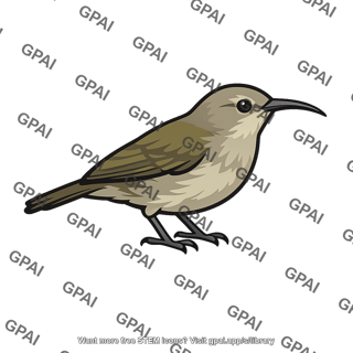 Small nectar feeding bird