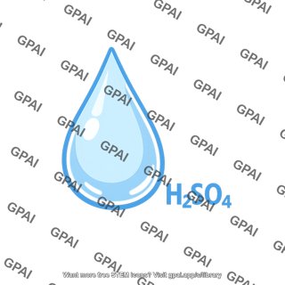 Sulfuric acid droplet