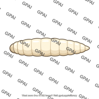 Maggot like larva