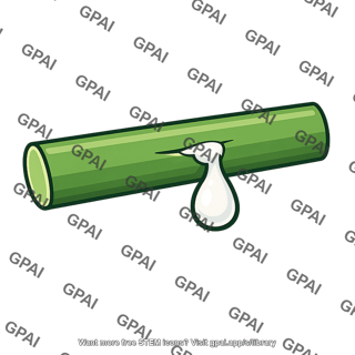 Stem oozing latex sap