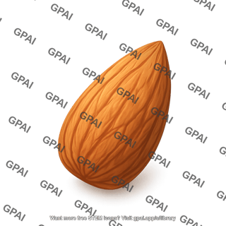 Almond nut shelled