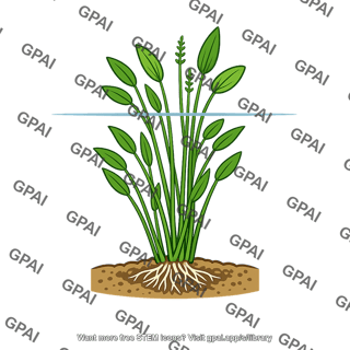 Rooted aquatic plant