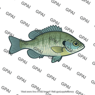Bluegill sunfish male sneaker