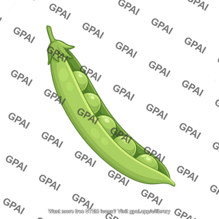 Pea plant pod