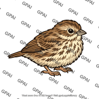 Song sparrow juvenile