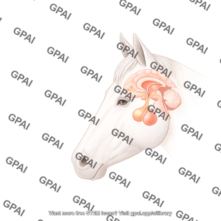 Horse hypothalamus and pituitary gland