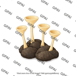 Sclerotium with apothecium
