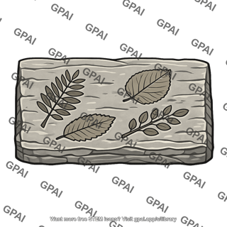Leaf fossils