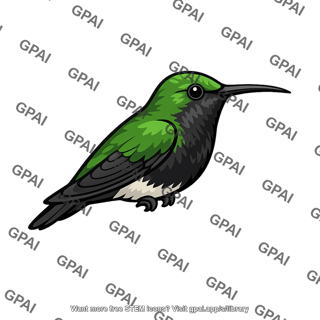 West indian hummingbird