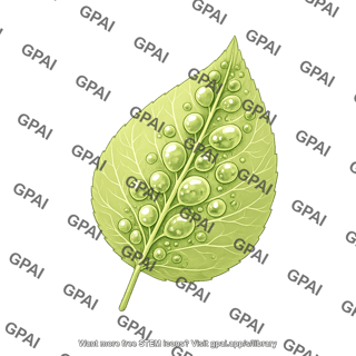 Leaf pathology edema