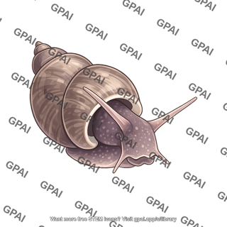 Snail bulinus wrighti