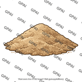 Sediment mound loose