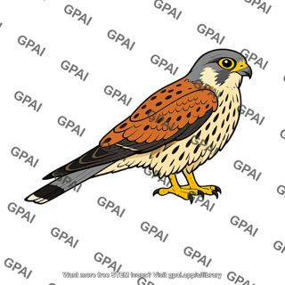 Common kestrel adult