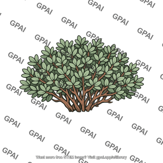 Mediterranean climate shrub