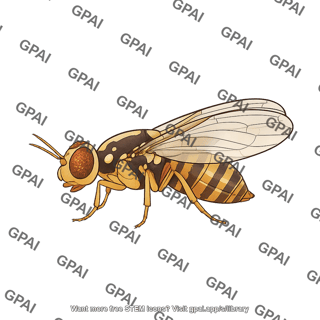 Asian fruit fly female bactrocera dorsalis