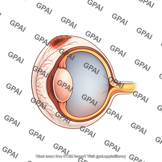 Mouse eye cauterized