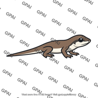 Brown lizard