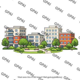 Urban setting green