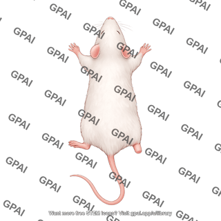 Mouse dorsal anatomical position amputated leg