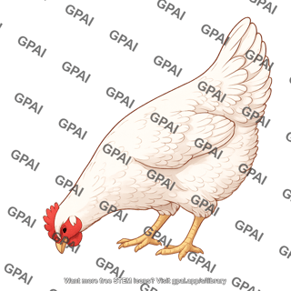 Chicken head down 67