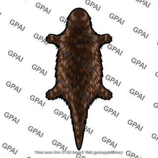 Otter pelt