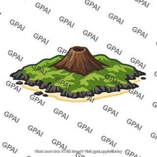 Volcanic island