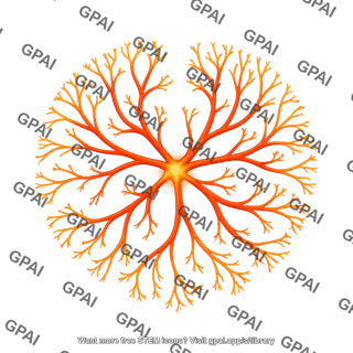 Retinal vasculature superficial mouse top view