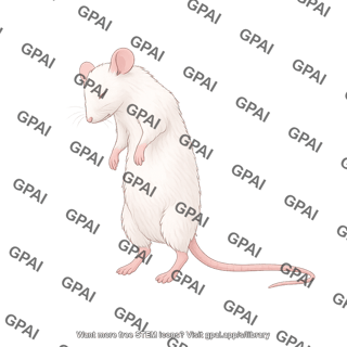 Mouse standing anesthetized 2