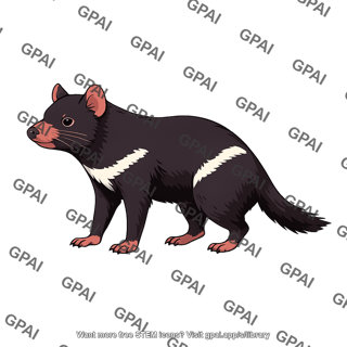 Tasmanian devil sarcophilus harrisii