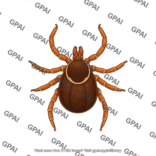 Hyalomma marginatum female