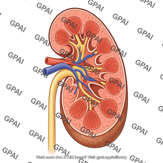 Cow kidney with cross section 925