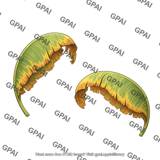Banana leaf closed diseased 2