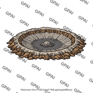Extraterrestrial impact crater