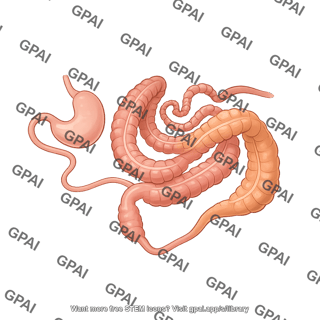 Horse gi tract semi anatomical